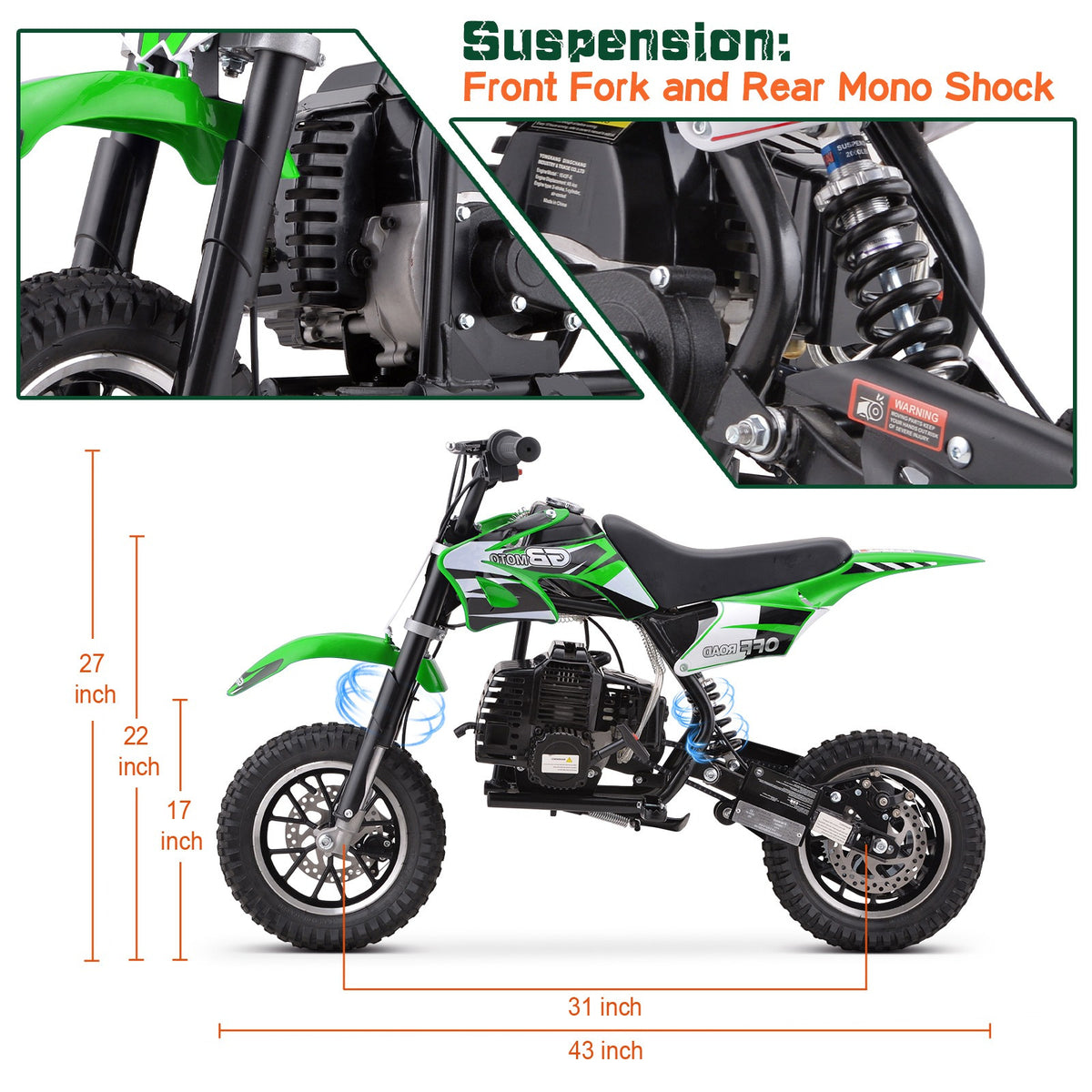 41CC Four Stroke Gasoline Bike